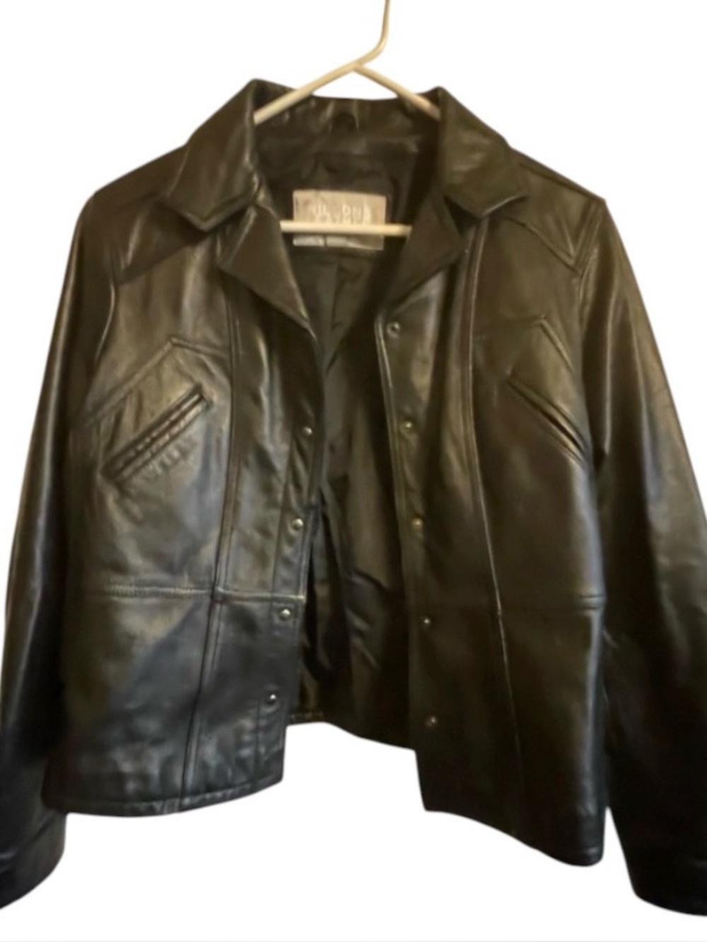 Leather Maxima Jacket Wilson’s Black New without tags